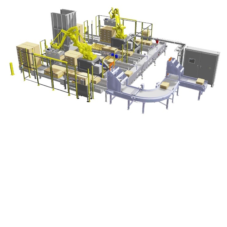 Robotic Palletizer RP-M multi-line series 