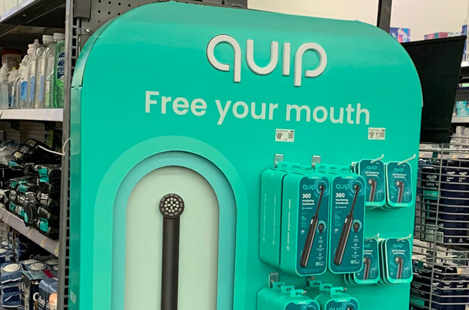 toothbrush display