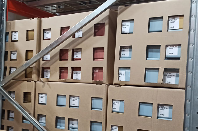 Cardboard packaging
