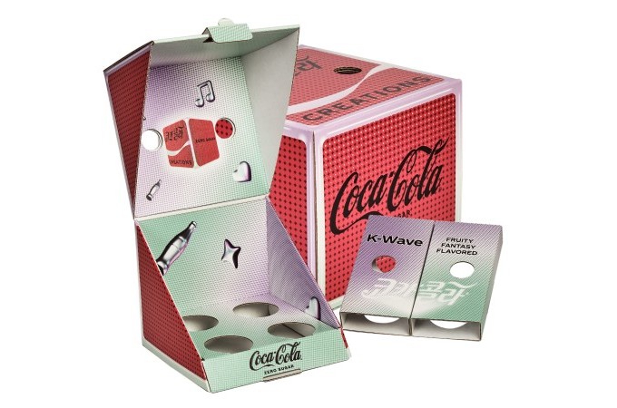Coca-Cola K-WAVE influencer packaging