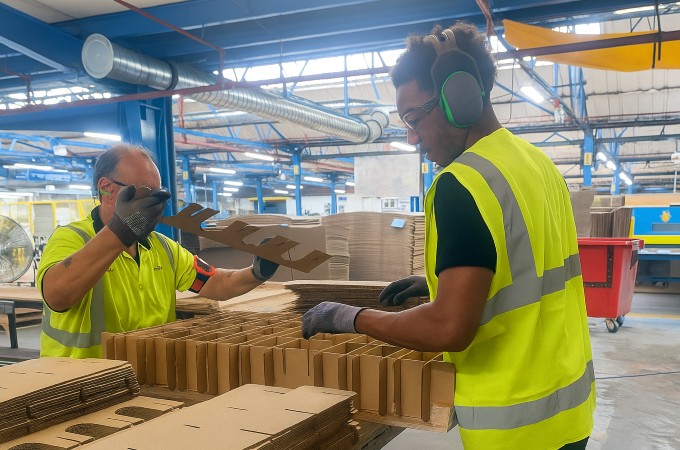 Hand assembly packaging