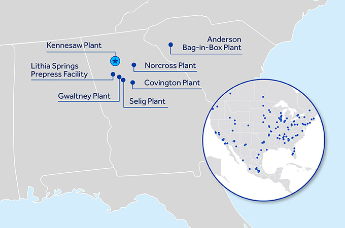 Atlanta Kennesaw Map