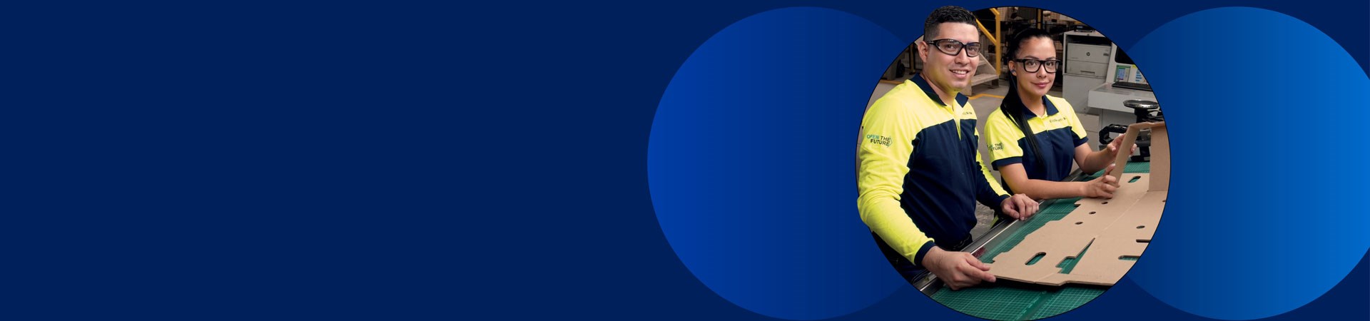 Employees on the factory floor