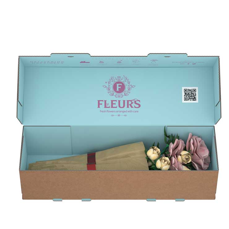 Flower Packaging - Clamshell Box