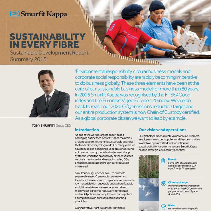 Smurfit Kappa_SDR_Summary_2015
