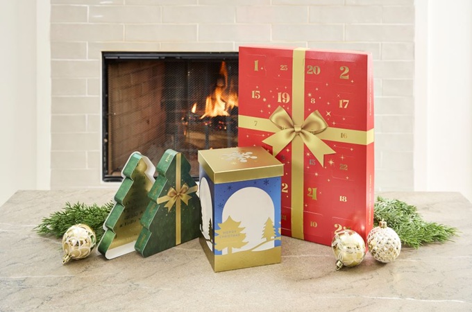 Holiday Candy Packaging with Shaped Boxes