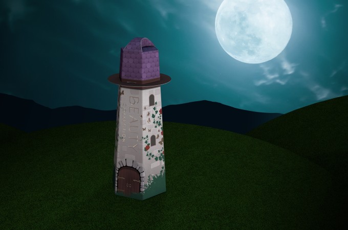 Halloween Beauty Packaging Tower Shape