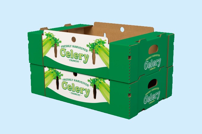 ventilated corrugated produce packaging