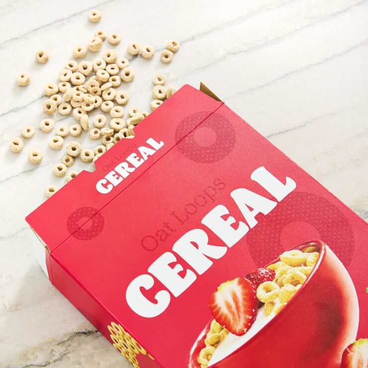 cereal packaging
