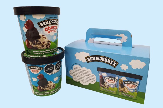 Ben and Jerry's sustainable packaging