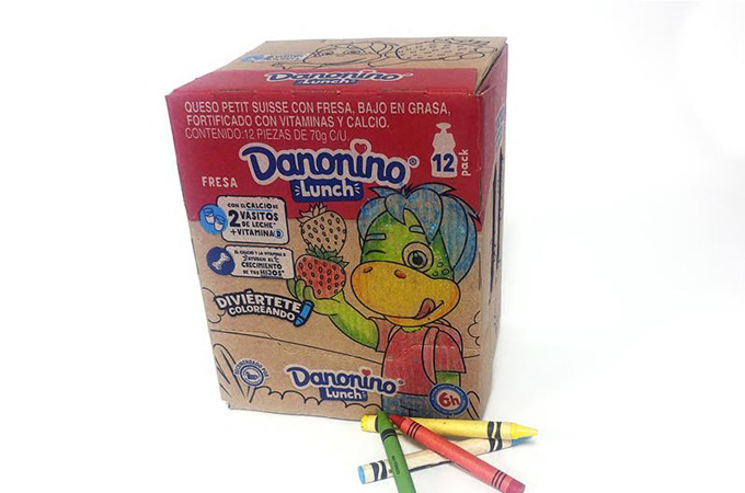 Danone retail packaging