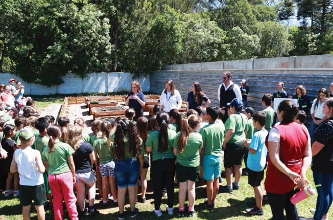 Hands in the Garden students