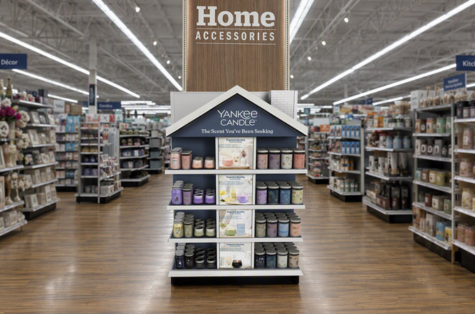 retail display for candles