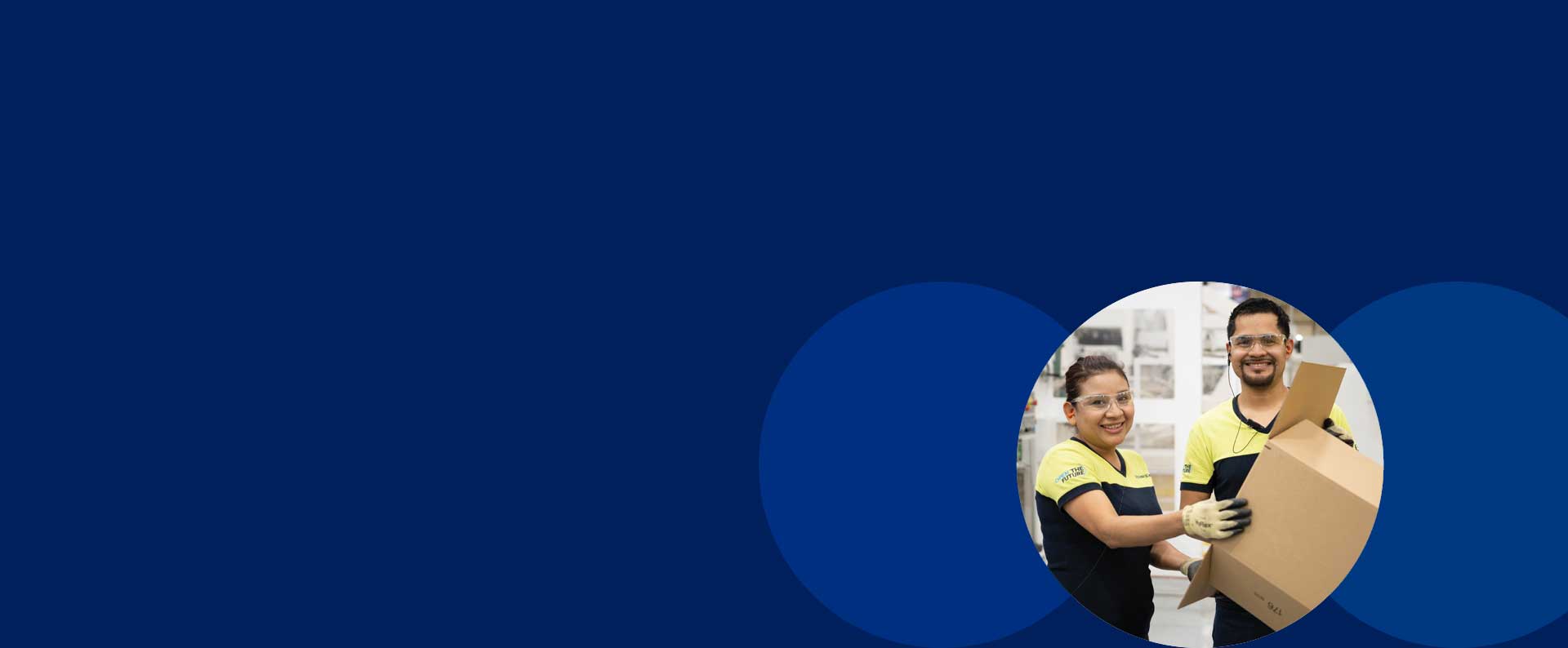 Smurfit Westrock employees with box