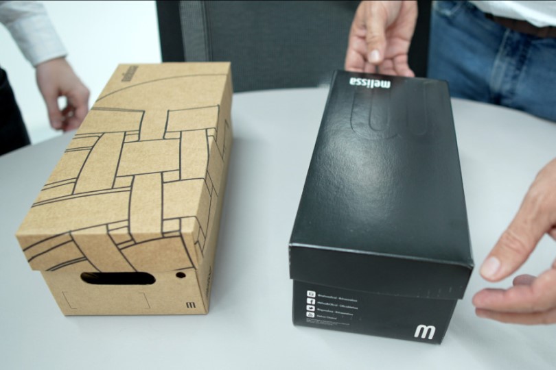 sustainable shoe box packaging
