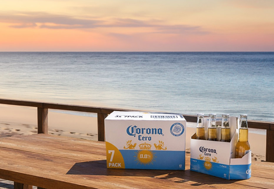 Beer bottle packaging
