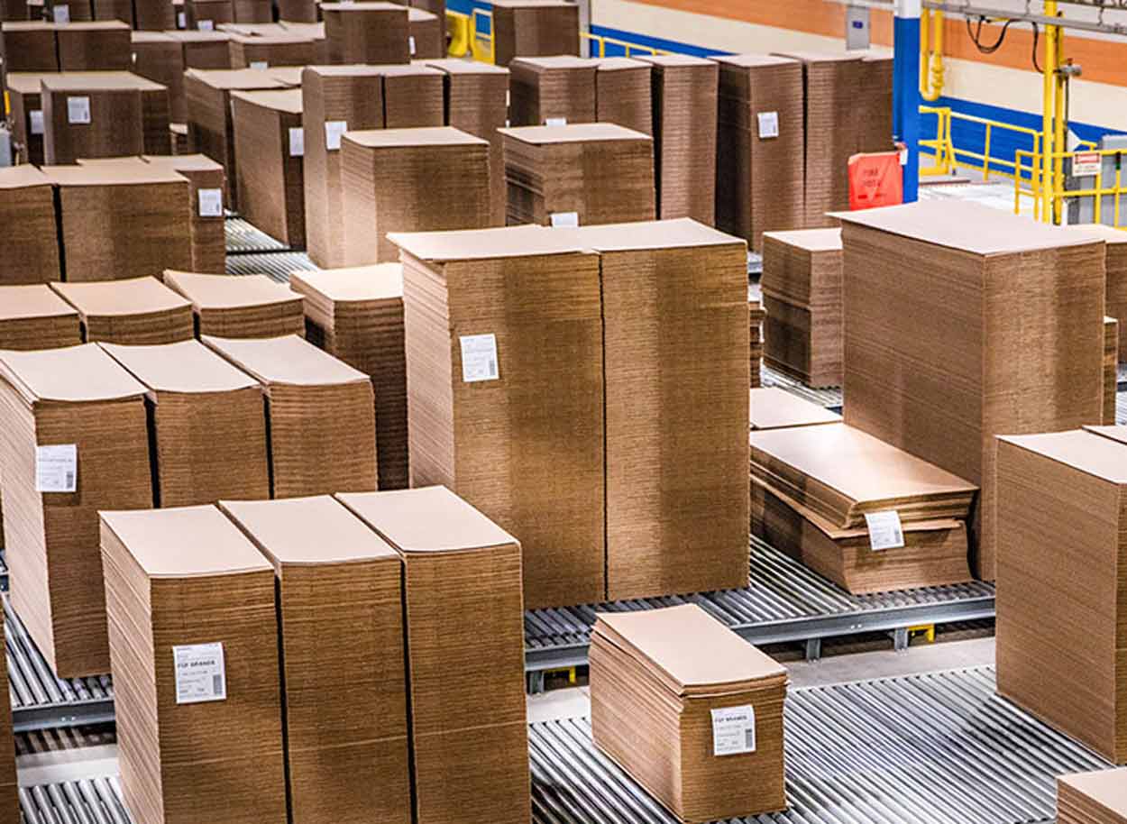 corrugated sheet board