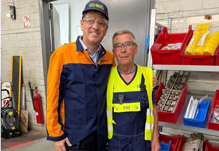 employees at Herzberger in Germany