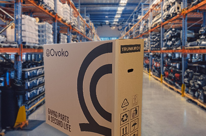 Ovoko car parts packaging