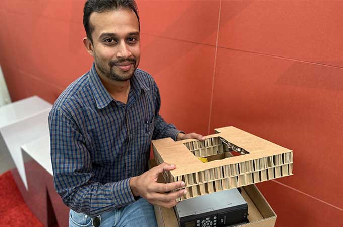 Danfoss switch from EPS to Cardboard