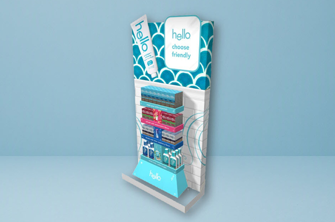 Discover how Colgate-Palmolive and Smurfit Westrock disrupted the aisle with bright, bold endcap for natural oral care brand Hello.